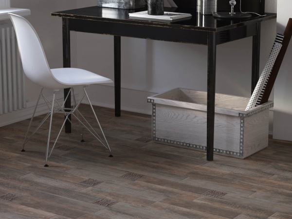 ПЛИТКА Kerama Marazzi 9,9*40,2 Браш Вуд коричневый тёмный SG401300N